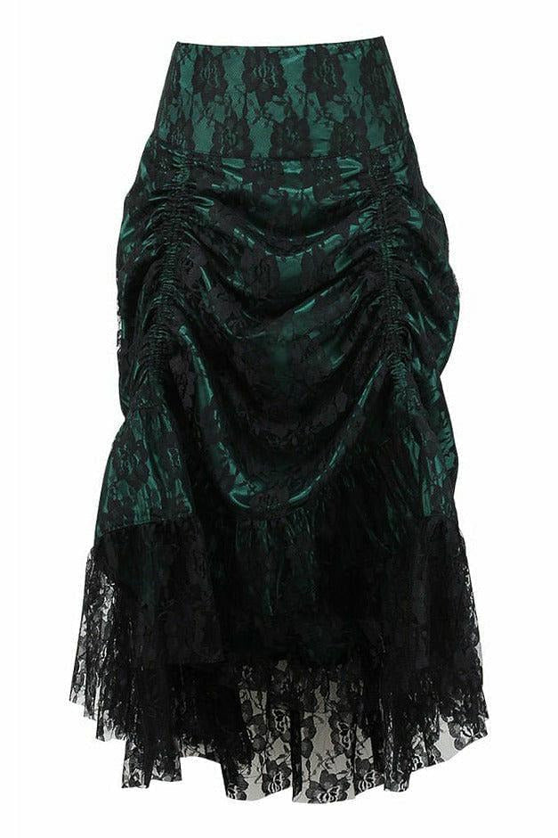 Daisy Corsets Lavish Black Sheer Lace Corset Dress – Daisy Corsets USA