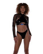 Roma Rave Festival Unisex Fishnet Shrug