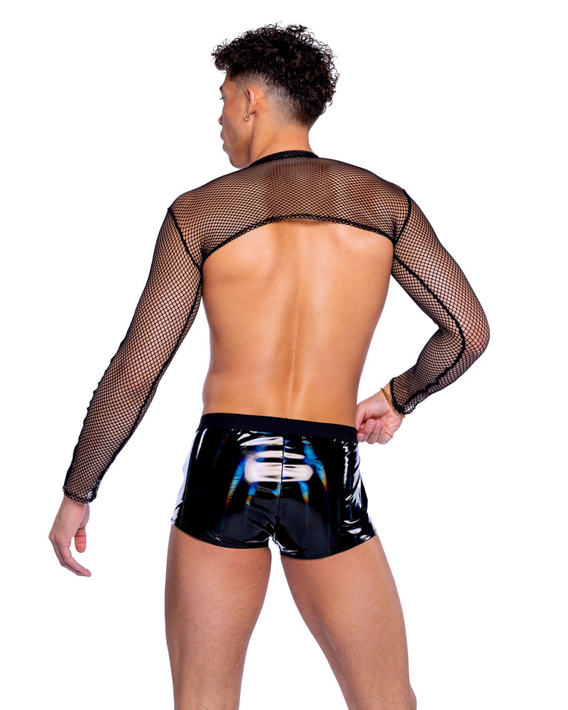 Roma Mens Rave Festival Vinyl with Iridescent Pint Shorts