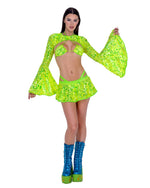 Roma Rave Festival Sequin Bikini Top