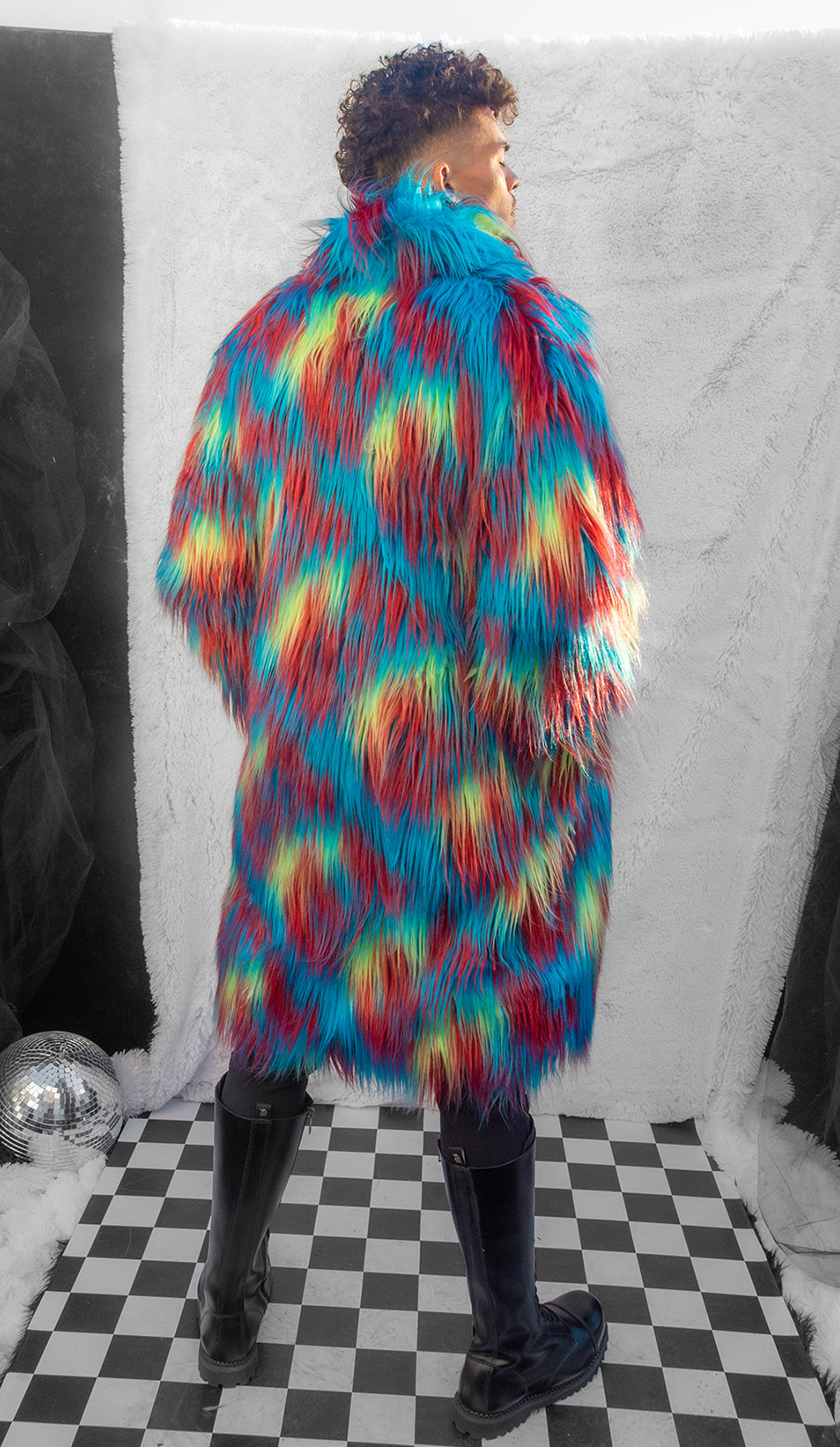 Rave FR154 - Unisex Faux Fur Mid-Length Coat - J. Valentine