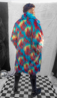 Rave FR154 - Unisex Faux Fur Mid-Length Coat - J. Valentine