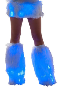 Rave FF429 - Faux Fur Light-Up Legwarmers - J. Valentine