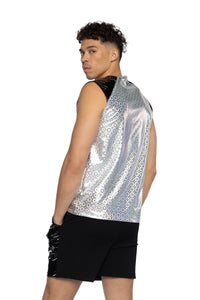 Rave JR156 - Two-Tone Men's Sleeveless Shirt - J. Valentine