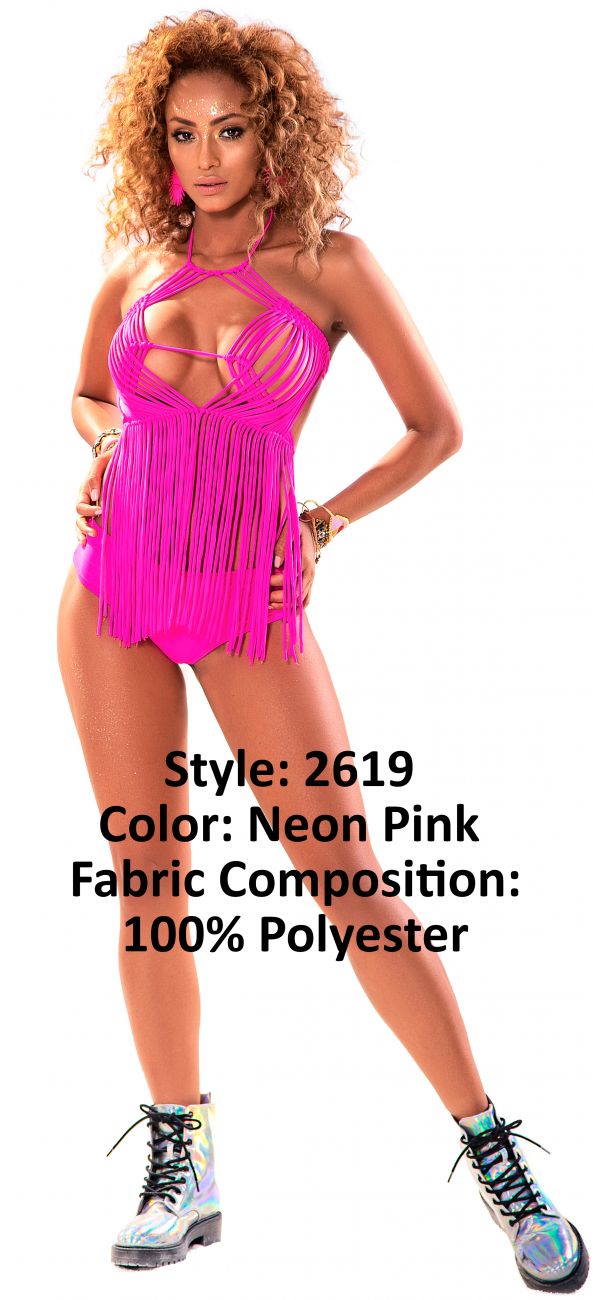 Mapale 2619 Two Piece Lingerie Set Color Neon Pink