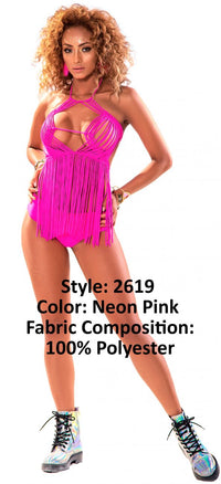 Mapale 2619 Two Piece Lingerie Set Color Neon Pink