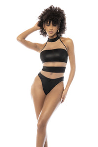 Mapale 2744 Kiki Bodysuit Color Nude-Black