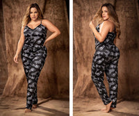 Mapale 7523X Curvy Size Onesie Color Fierce Black