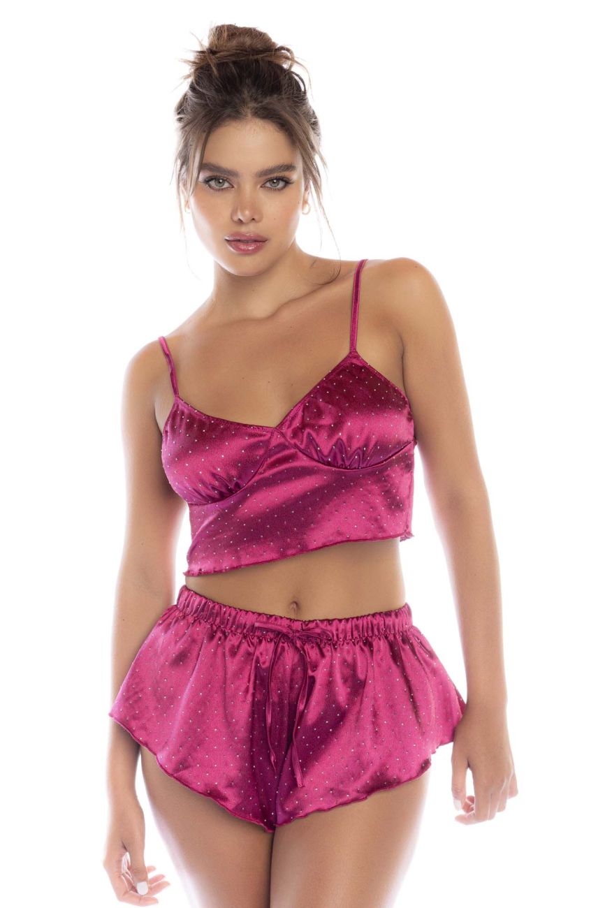 Mapale 7581 Two Piece Pajama Set Color Sparkling Fuchsia