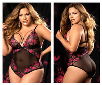 Mapale 8644X Curvy Size Teddy Color Black Print