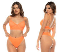 Mapale 8830 Margo Two Piece Lingerie Set Color Hot Orange