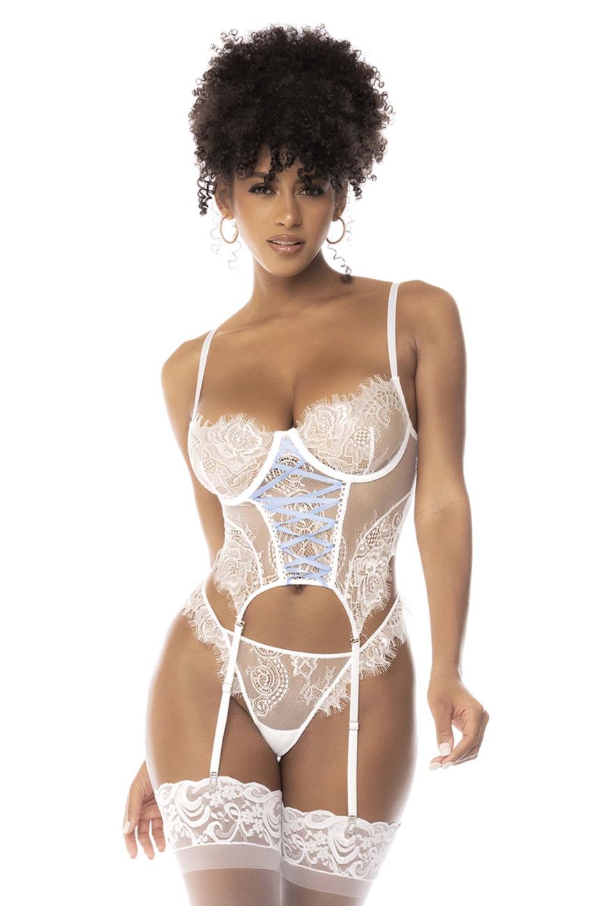 Mapale 8836 Angelique Two Piece Lingerie Set Color Ivory