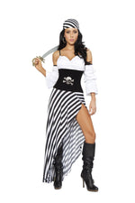 6pc Pirate Lass Costume-Roma Costume