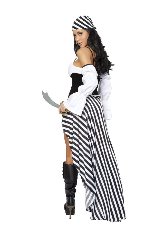 6pc Pirate Lass Costume-Roma Costume