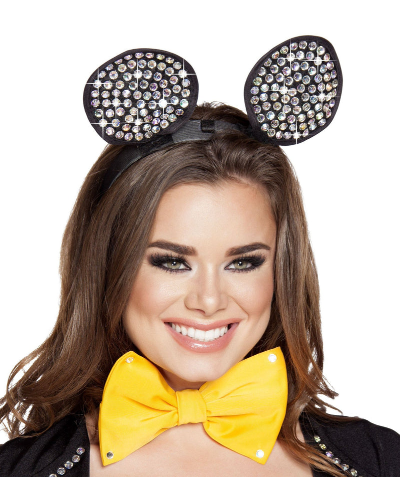 Rhinestone Mouse Ears  - Costume Accessory-Roma Costume