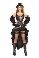 6pc Sexy Steampunk Maiden Costume-Roma Costume