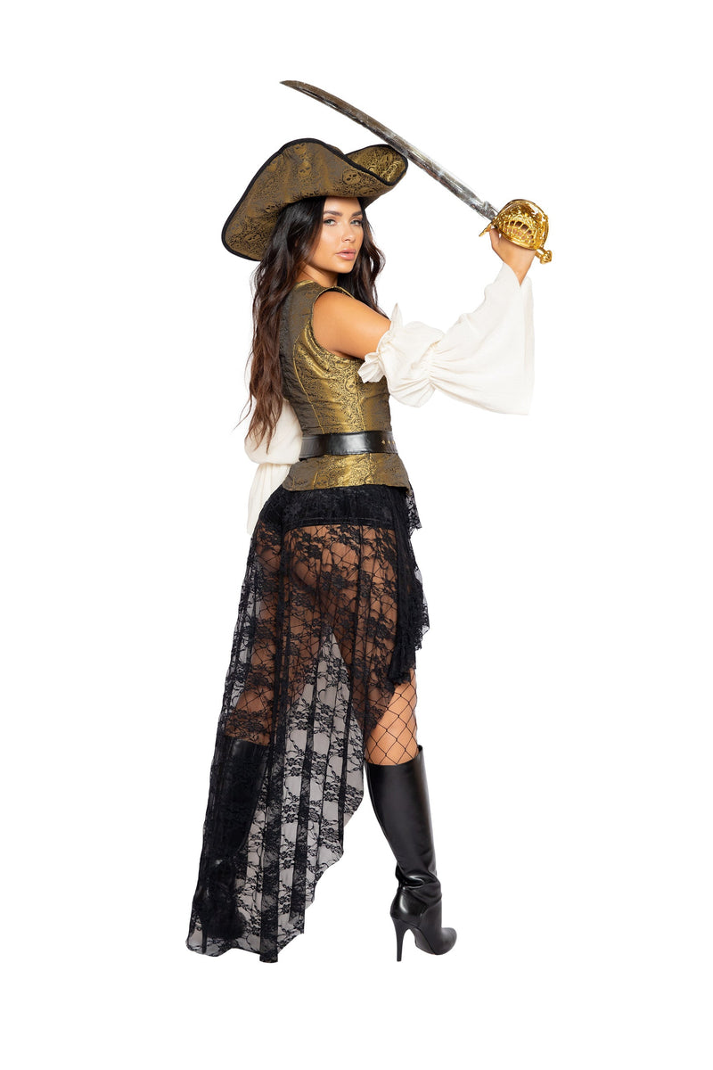 6pc Pirate Queen Costume-Roma Costume