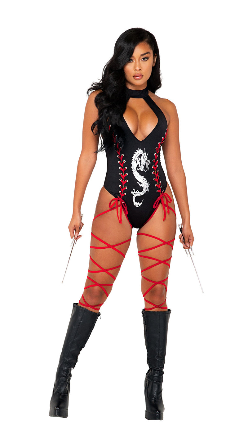 1pc Ninjas Vengeance Costume-Roma Costume