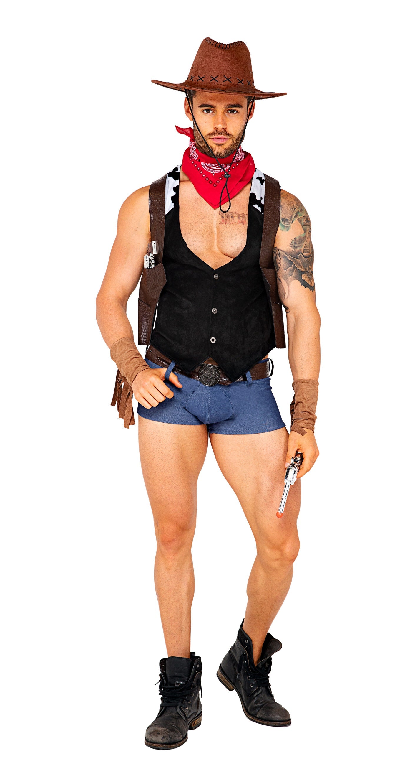 7pc Showdown Cowboy Costume-Roma Costume