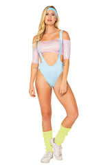 4pc 80's Sporty Yuppie Costume-Roma Costume