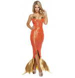 1pc Seductive Ocean Siren Costume-Roma Costume