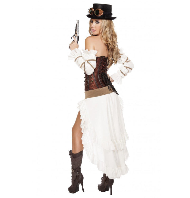 7pc Sexy Steampunk Babe Costume-Roma Costume