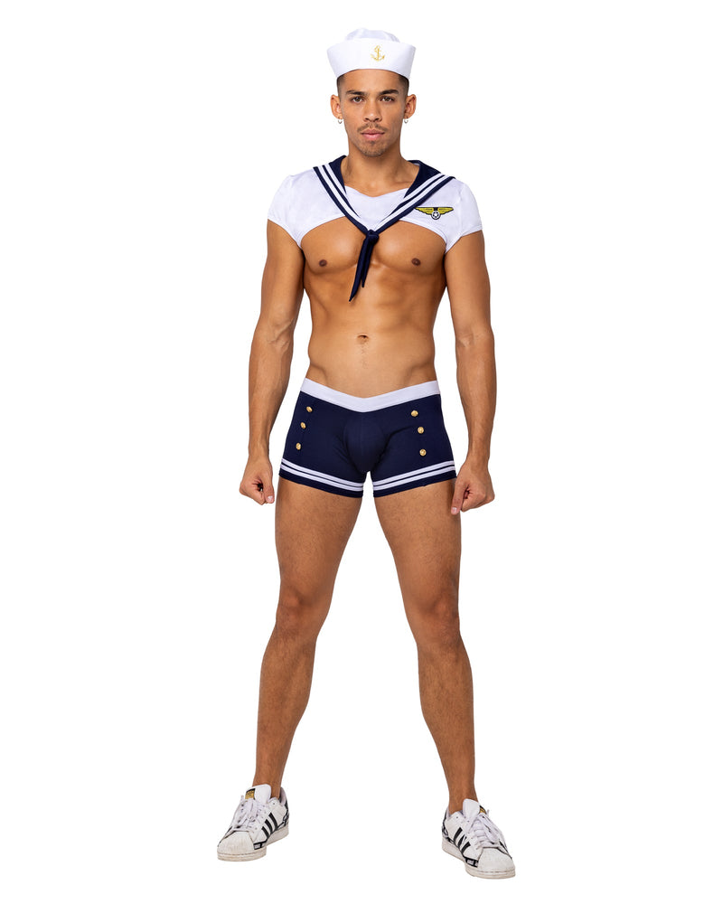 3PC Mens Sailor Stud Costume-Roma Costume