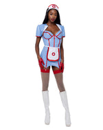 4PC Retro Nurse Costume-Roma Costume