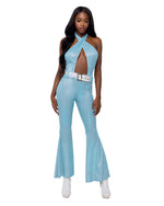 2PC Groovy Disco Babe Costume-Roma Costume