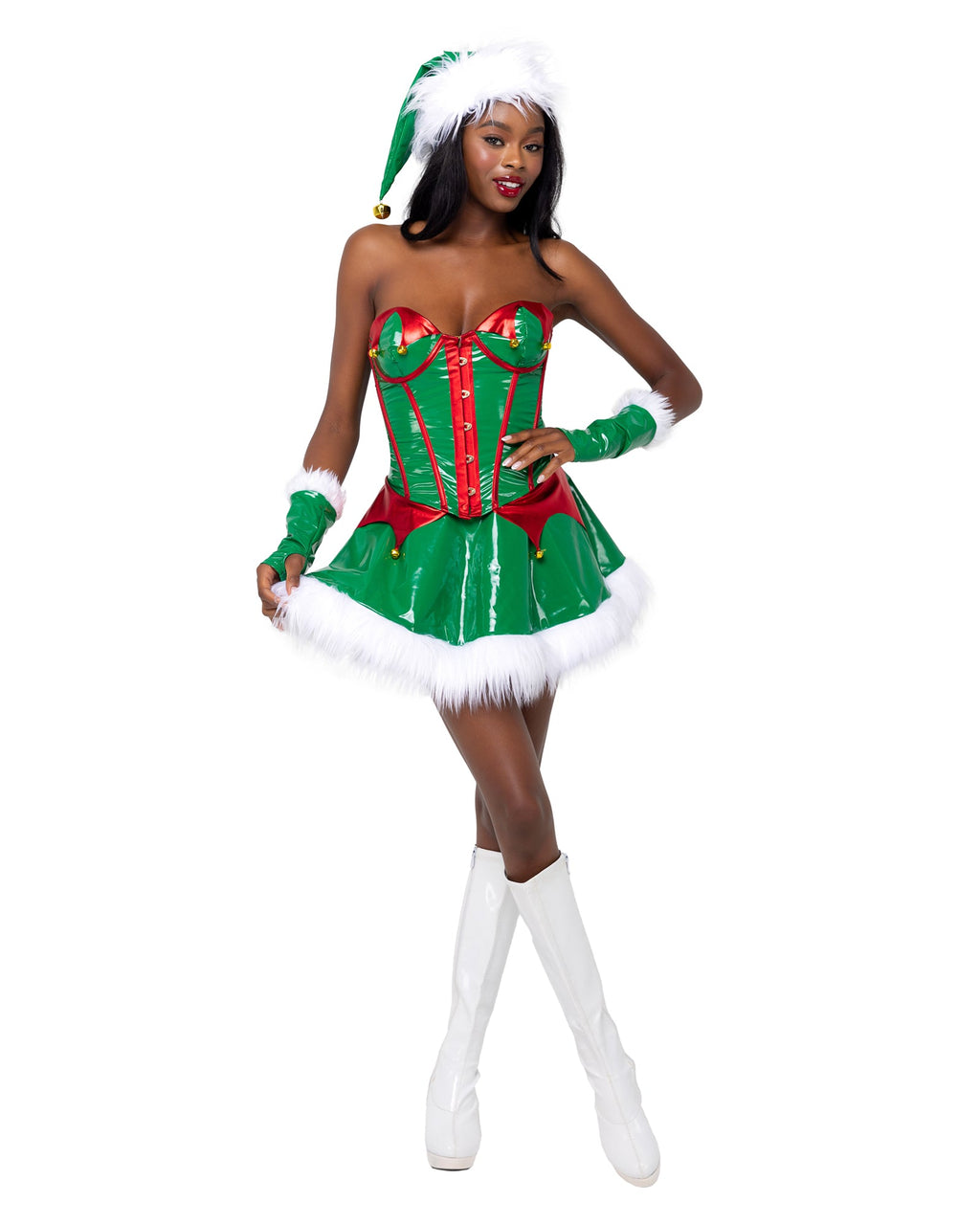 2PC Santas Elf Costume-Roma Costume