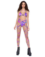 Body & Leg Straps with Ring Detail - Rave & Festival Wear-Roma Costume