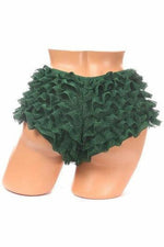 Green Glitter Ruffle Panty-Daisy Corsets