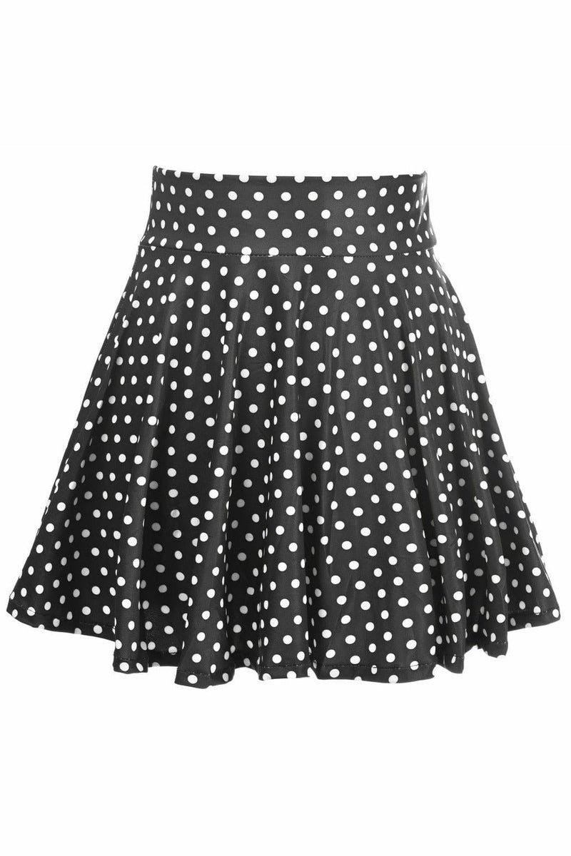 Polka Dot Stretch Lycra Skirt-Daisy Corsets