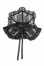 Black Lace Neck Collar-Daisy Corsets