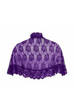 Purple Lace Cape-Daisy Corsets