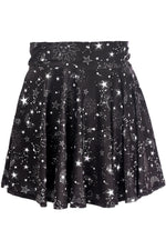 Celestial Print Stretch Lycra Skirt-Daisy Corsets