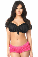 Black Peasant Top-Daisy Corsets