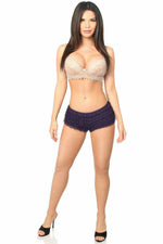 Plum Ruffle Panty w/Bow-Daisy Corsets