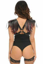 Vegan Leather Body Harness w/Fringe-Daisy Corsets