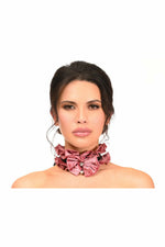 Kitten Collection Dusty Rose Velvet Choker-Daisy Corsets