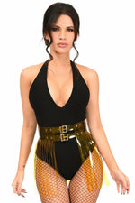 Yellow Clear Fringe Skirt-Daisy Corsets