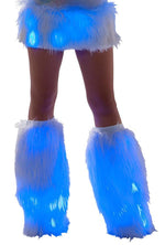 Faux Fur Light-Up Legwarmers - Festival Wear-J. Valentine