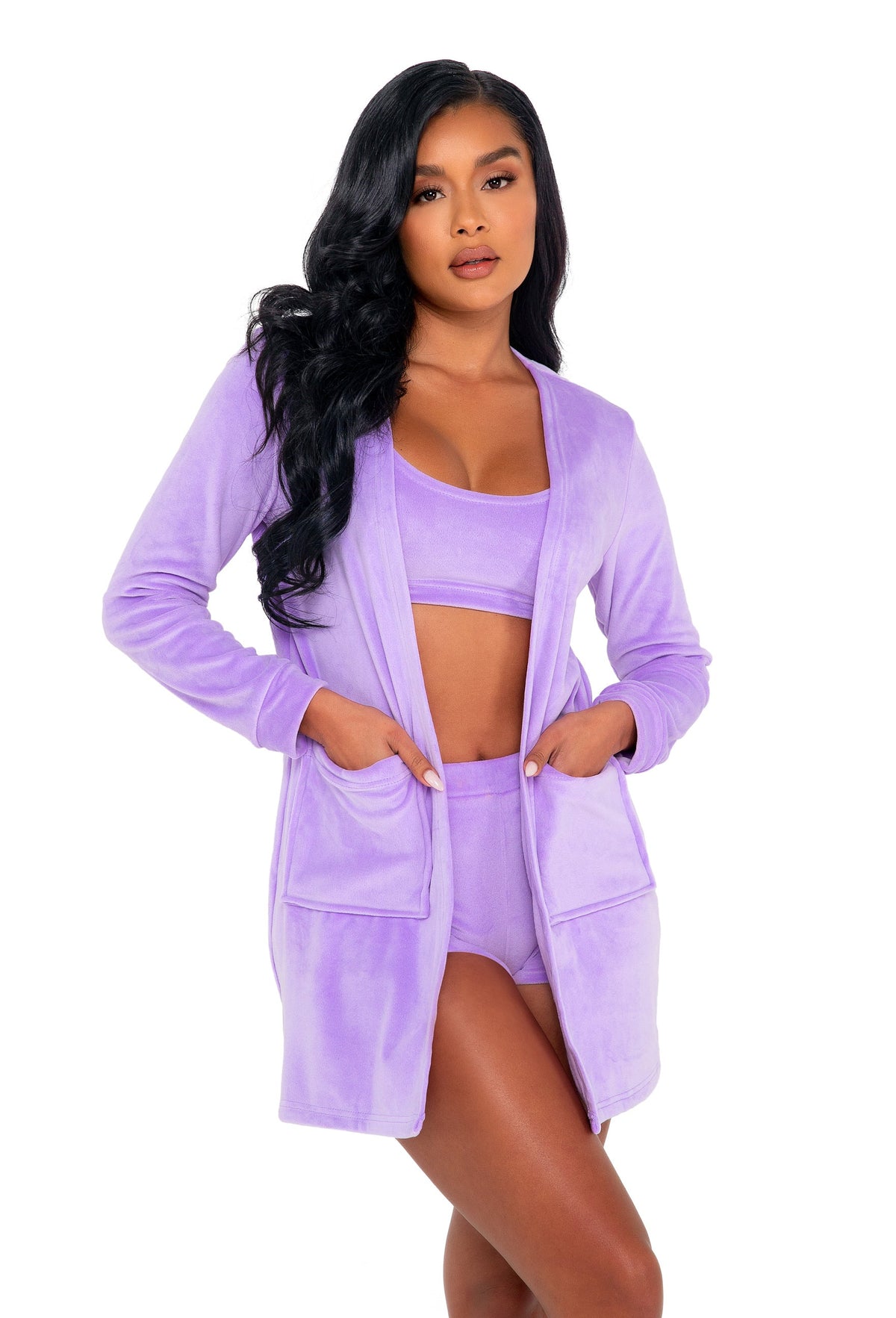 Super Soft & Cozy Velour Robe Roma Confidential-Roma Costume