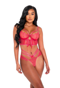 2pc Lashes for Lace Set Roma Confidential-Roma Costume