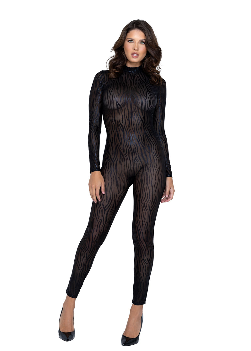 Wild Stripe Catsuit Roma Confidential-Roma Costume