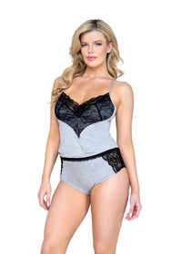 Sweetheart Lace Cami 2-Piece Set Roma Confidential-Roma Costume