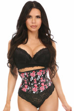 Lavish Pink Roses Mini Cincher-Daisy Corsets