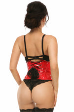 Lavish Red Patent Mini Cincher-Daisy Corsets