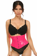 Lavish Hot Pink Patent Mini Cincher-Daisy Corsets