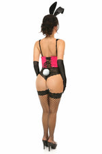 Lavish 4 PC Pink PVC Bunny Corset Costume-Daisy Corsets